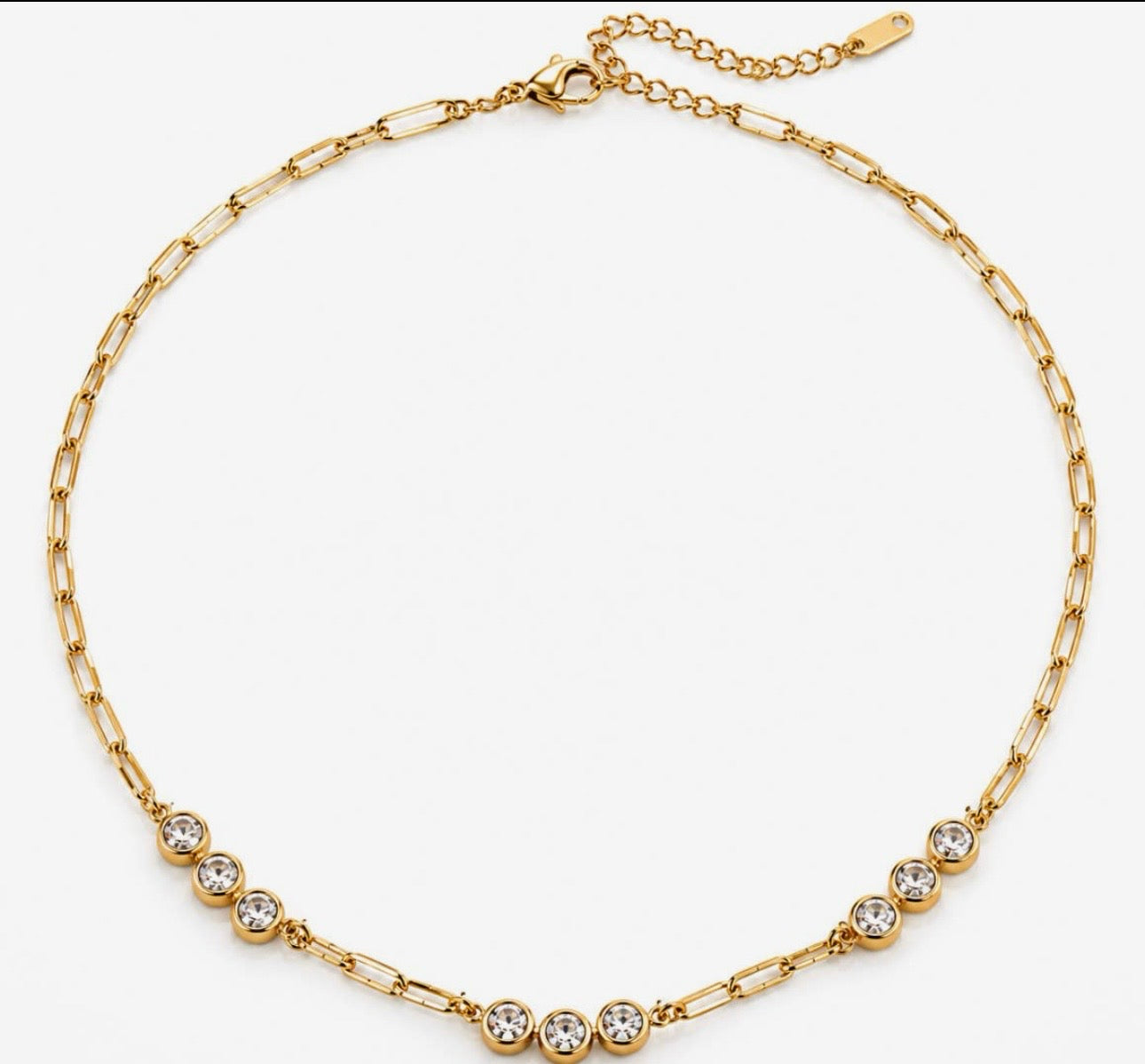 Crystal Chain Necklace