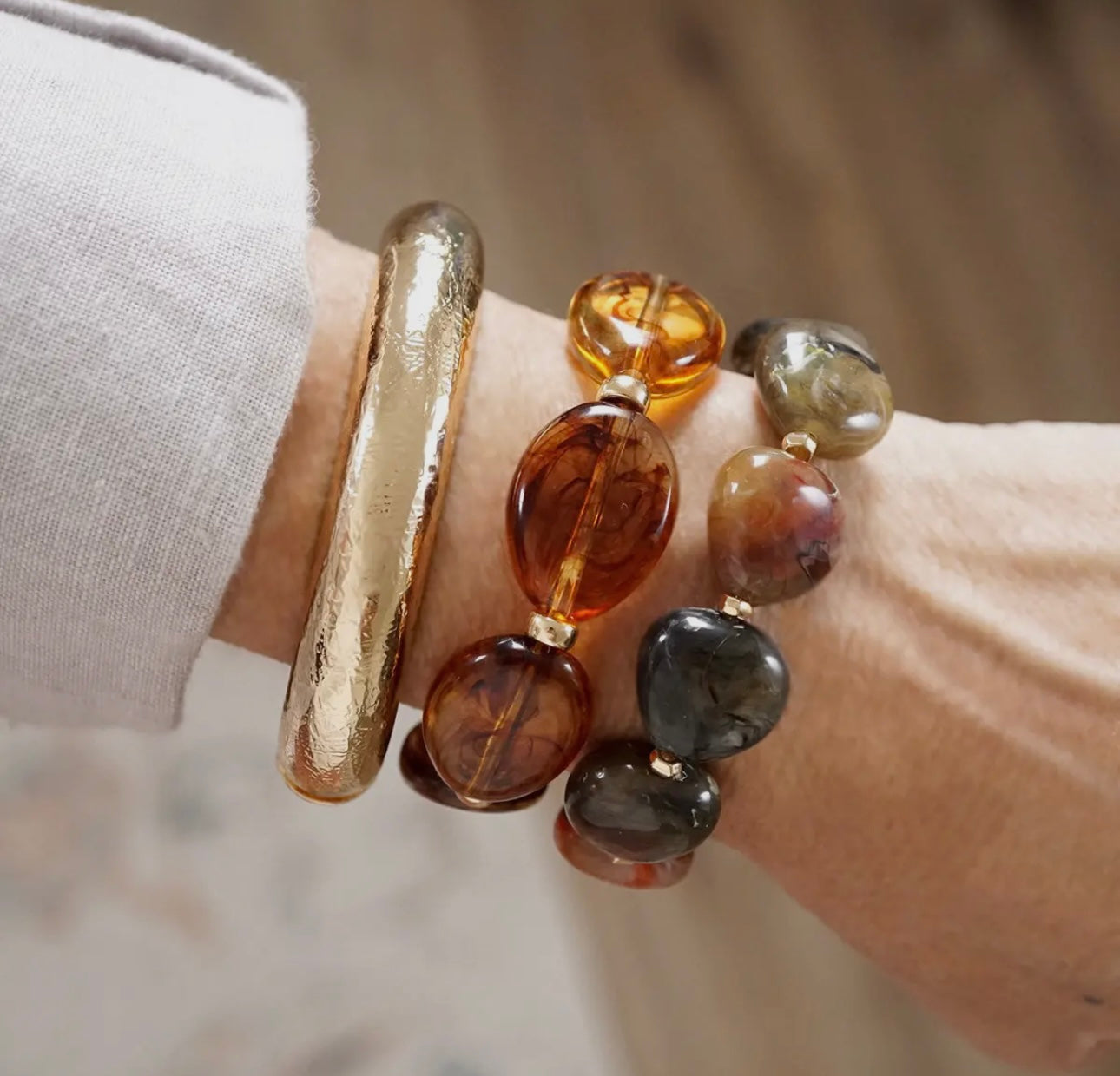 Keeping it Neutral Stretch Bracelet Set