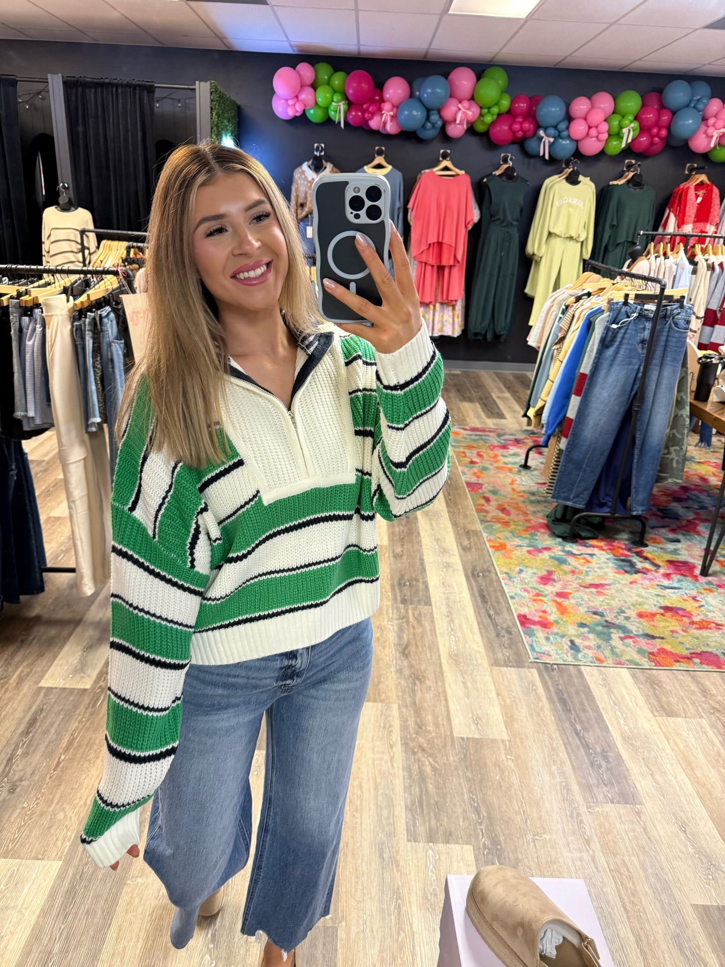 Emily Half-Zip Sweater