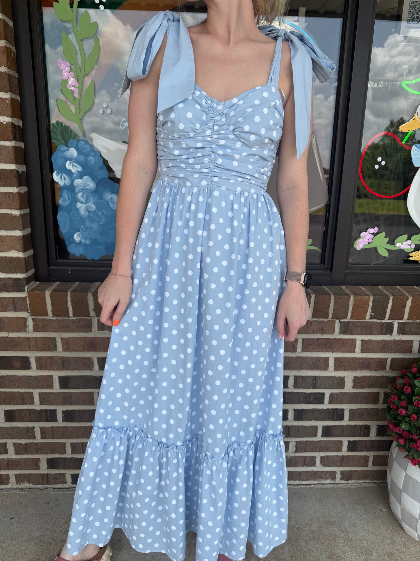 Payton Polka Dot Midi Dress