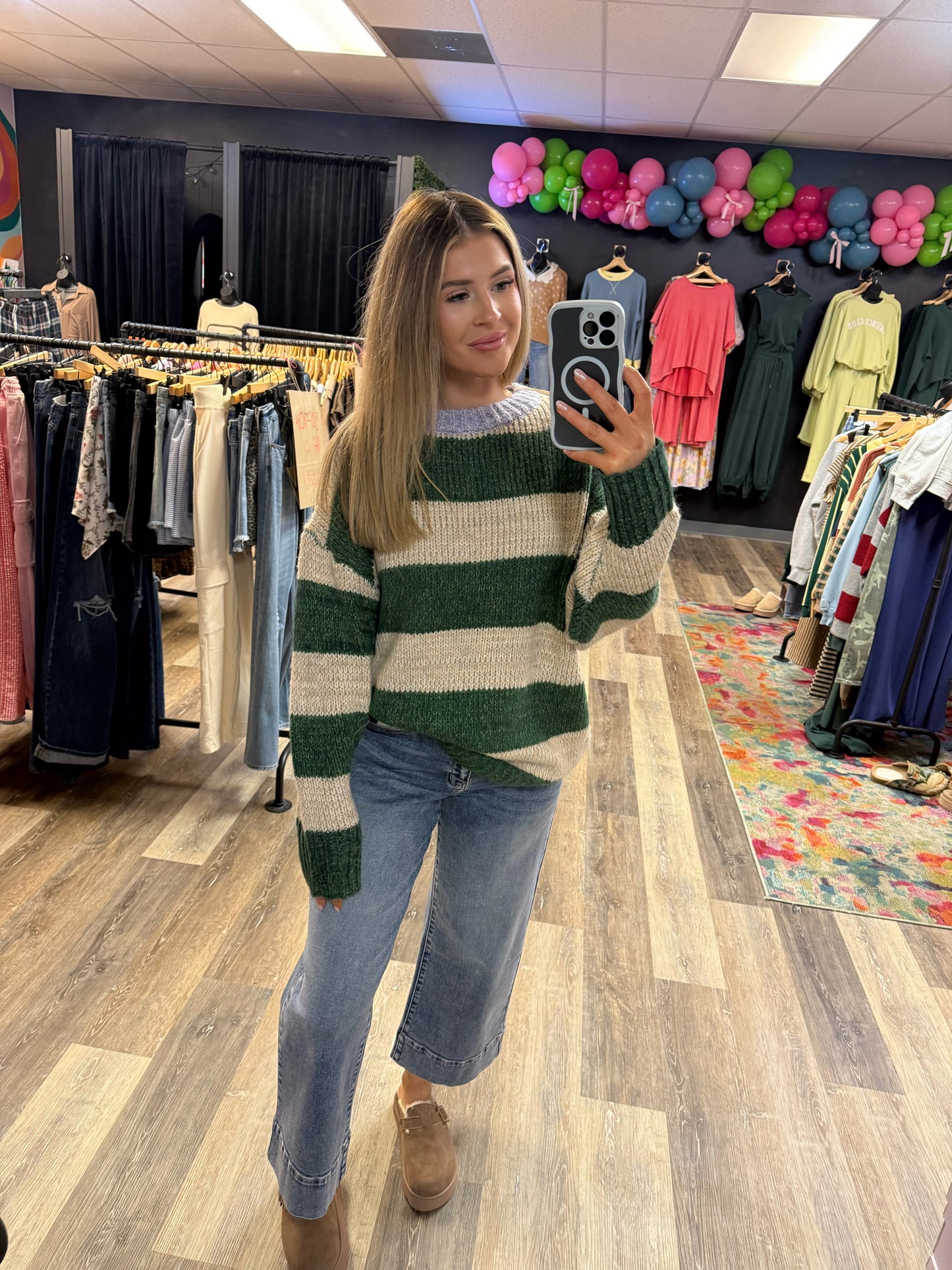 Oliver Oversized Striped Sweater
