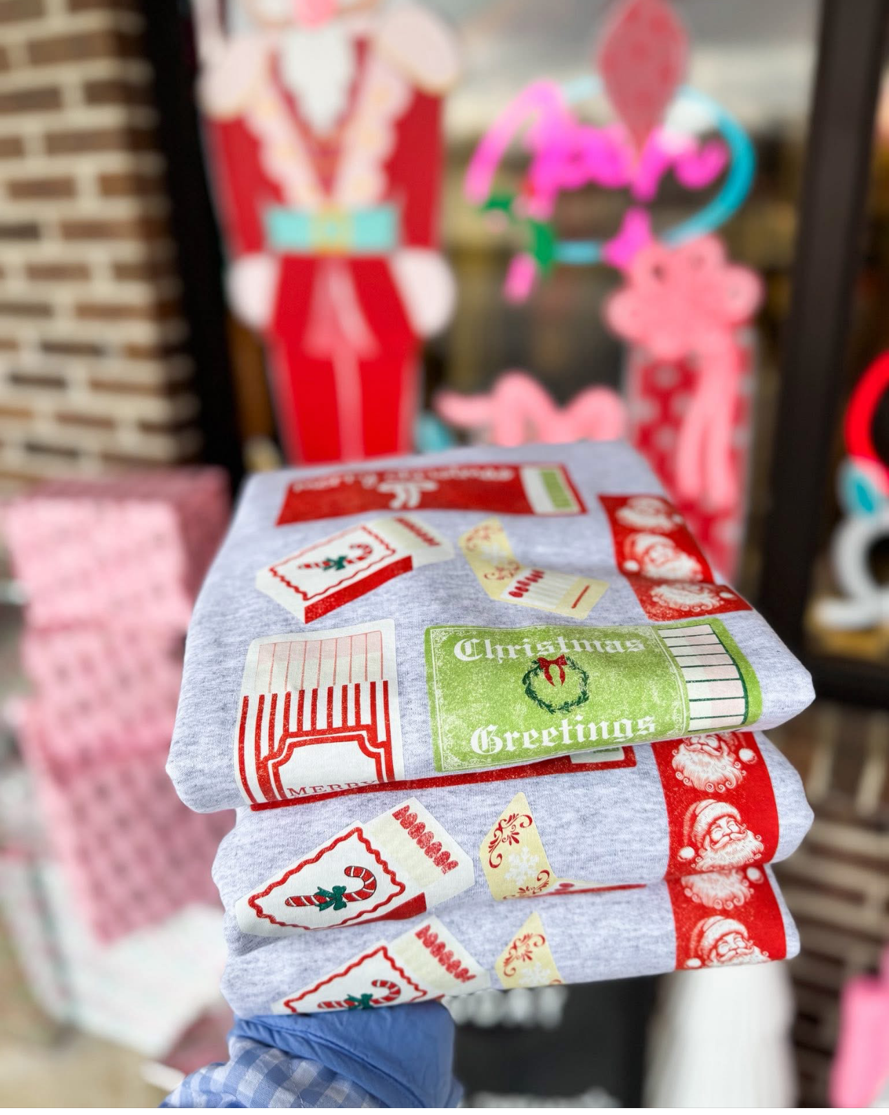 Christmas Matchbox Graphic Pullover