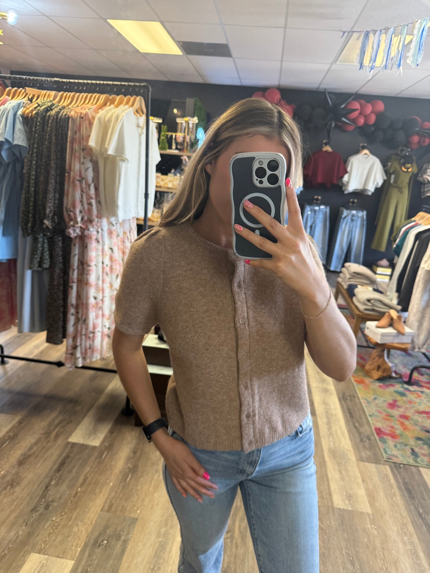 Madalyn Puff Sleeve Cardigan