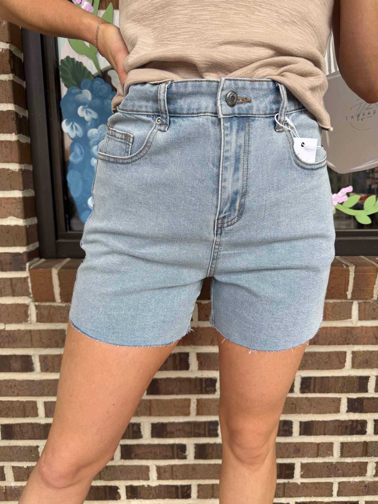 Star Spangled Denim Shorts