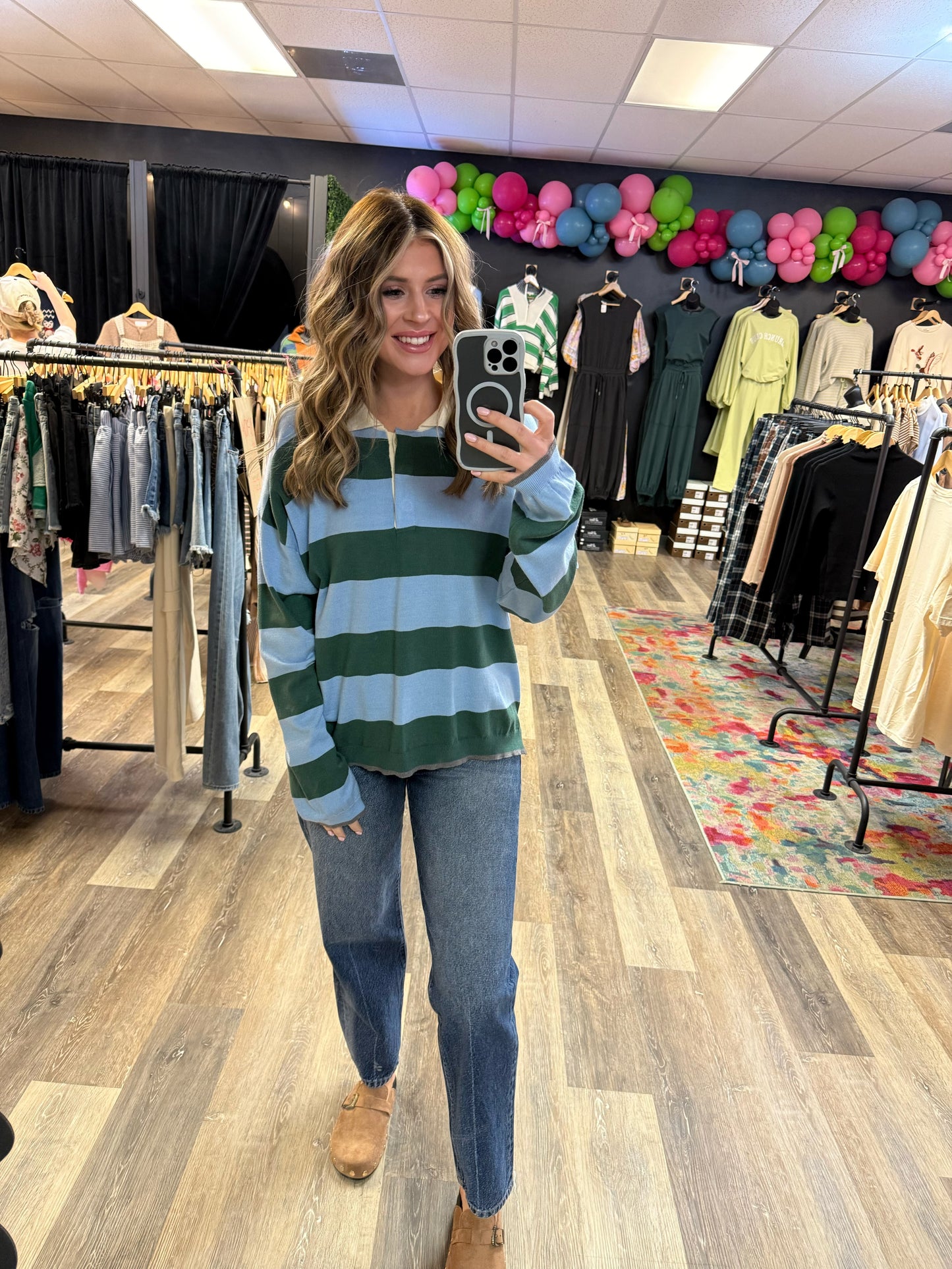 Brenley Striped Rugby Sweater