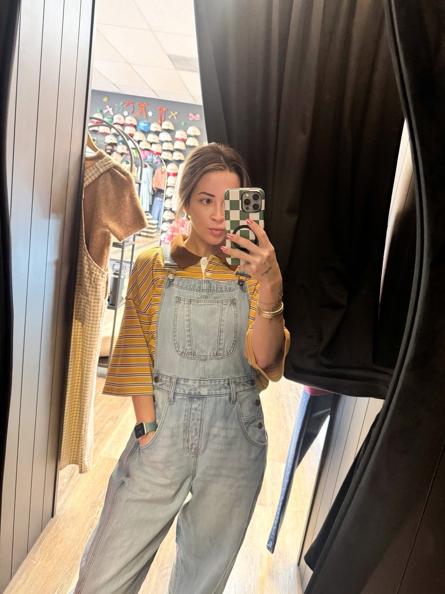 Stella Striped Polo Knit Top