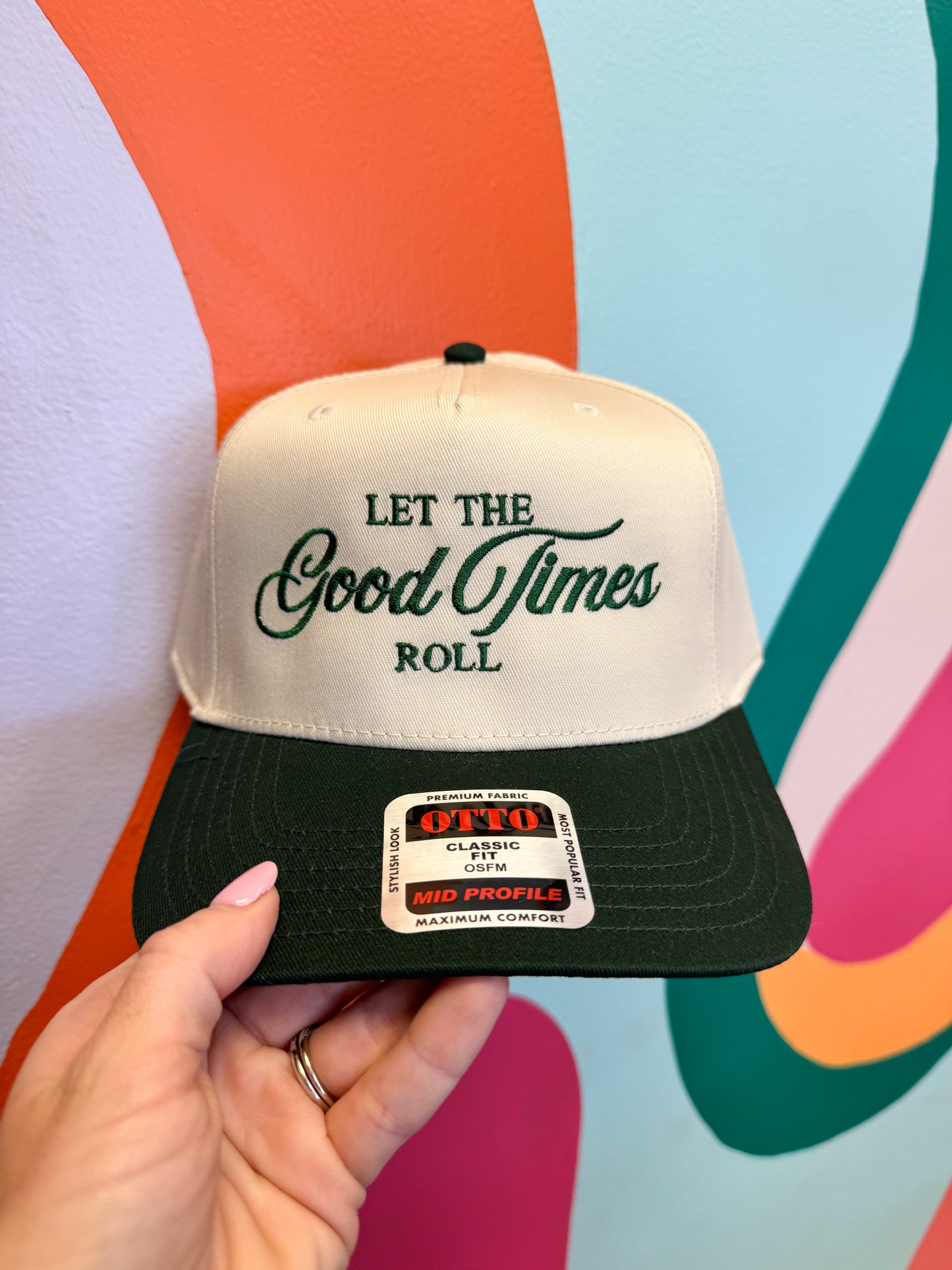 Good Times Roll Embroidered Hat