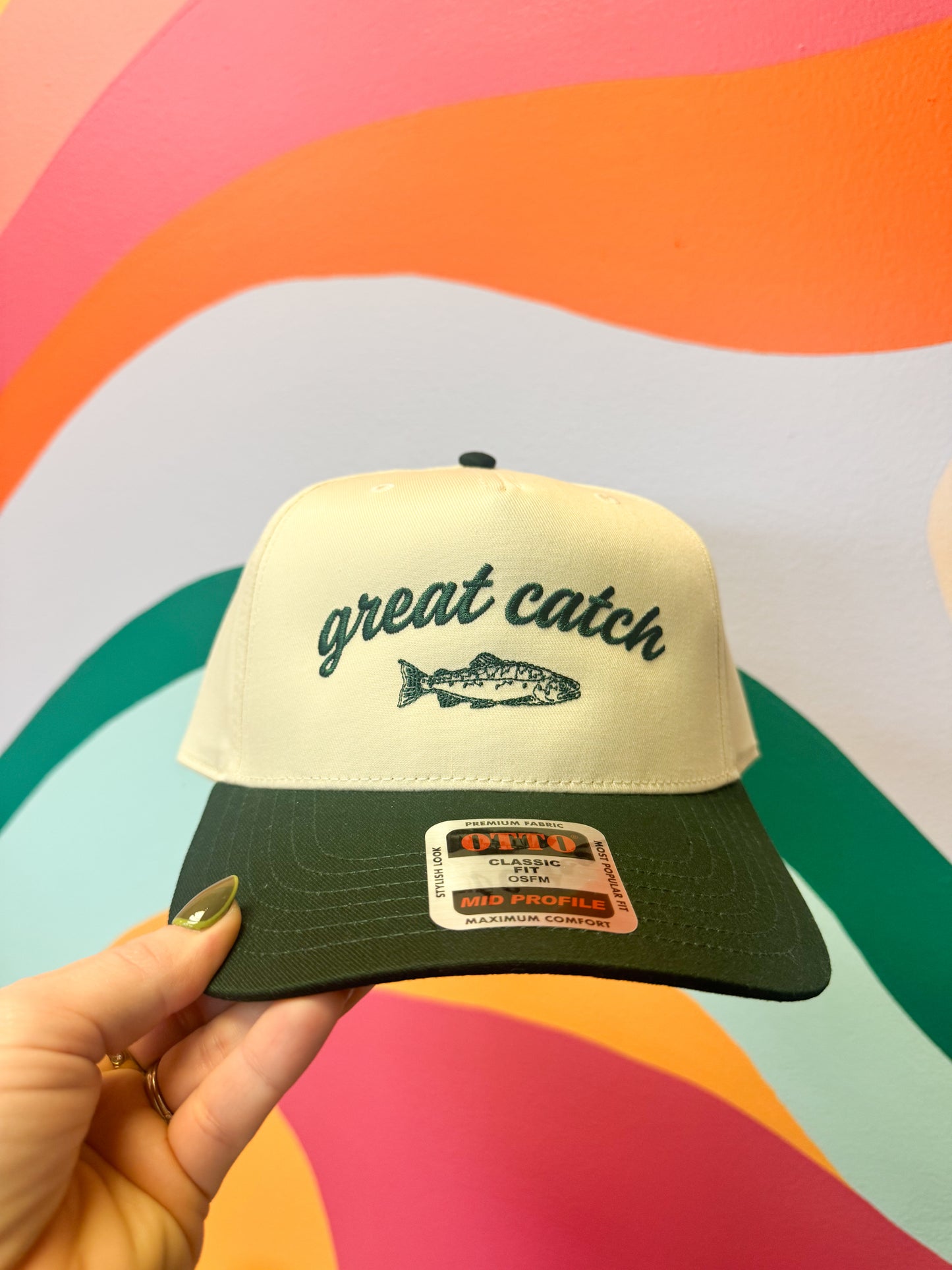 Great Catch Embroidered Hat