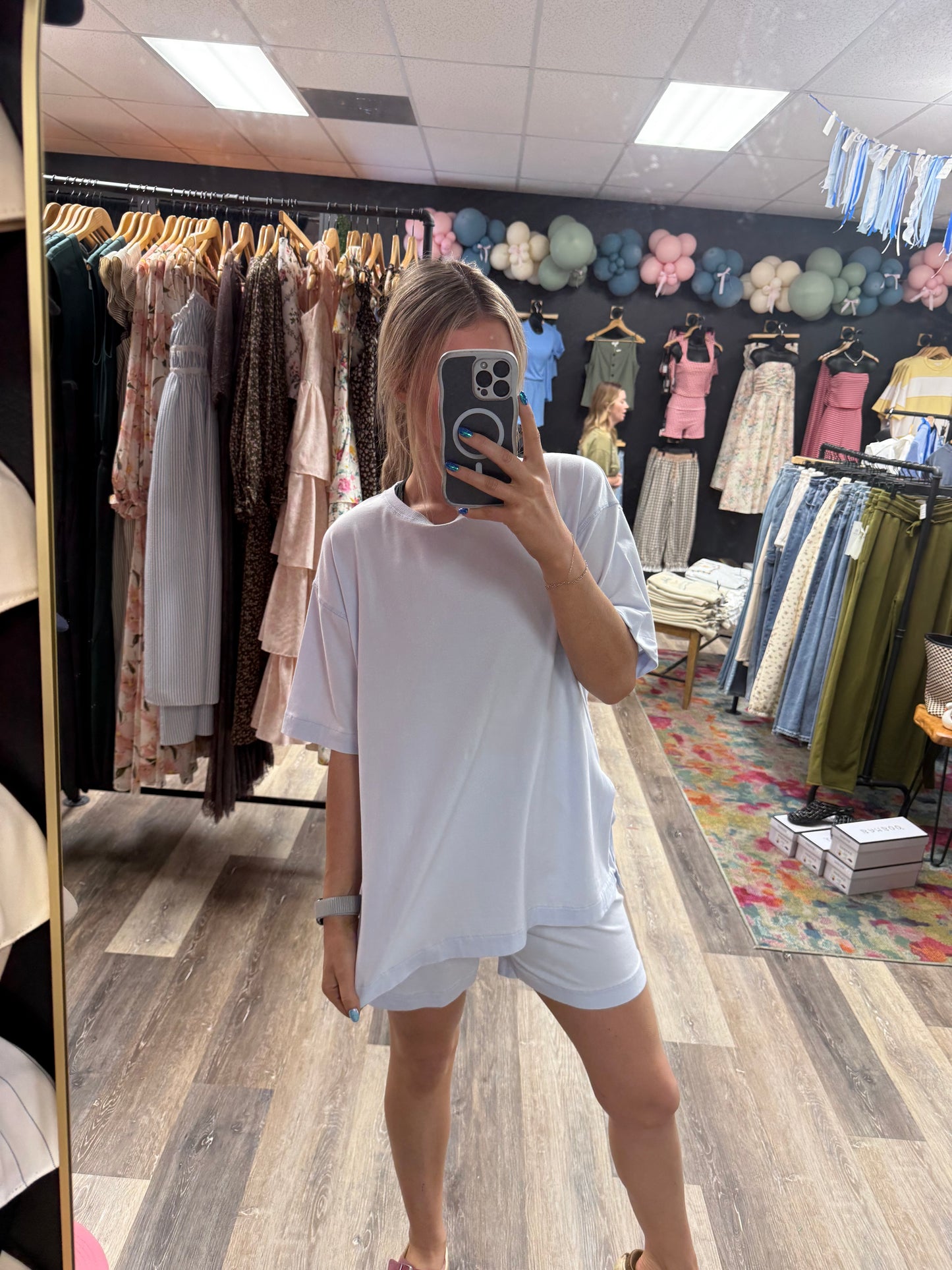 Seaside Cotton Shorts Set