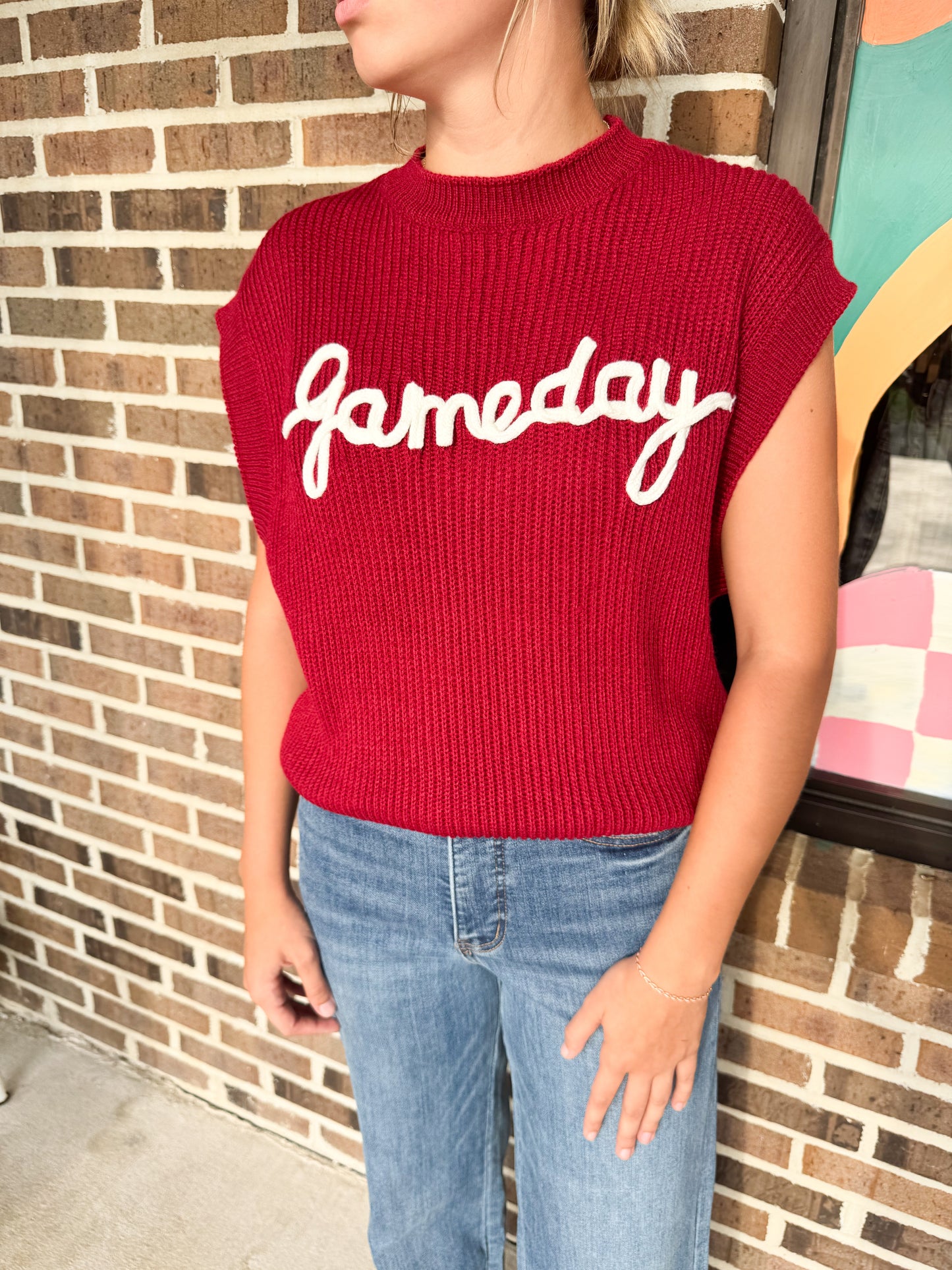 Gameday Embroidered Sweater