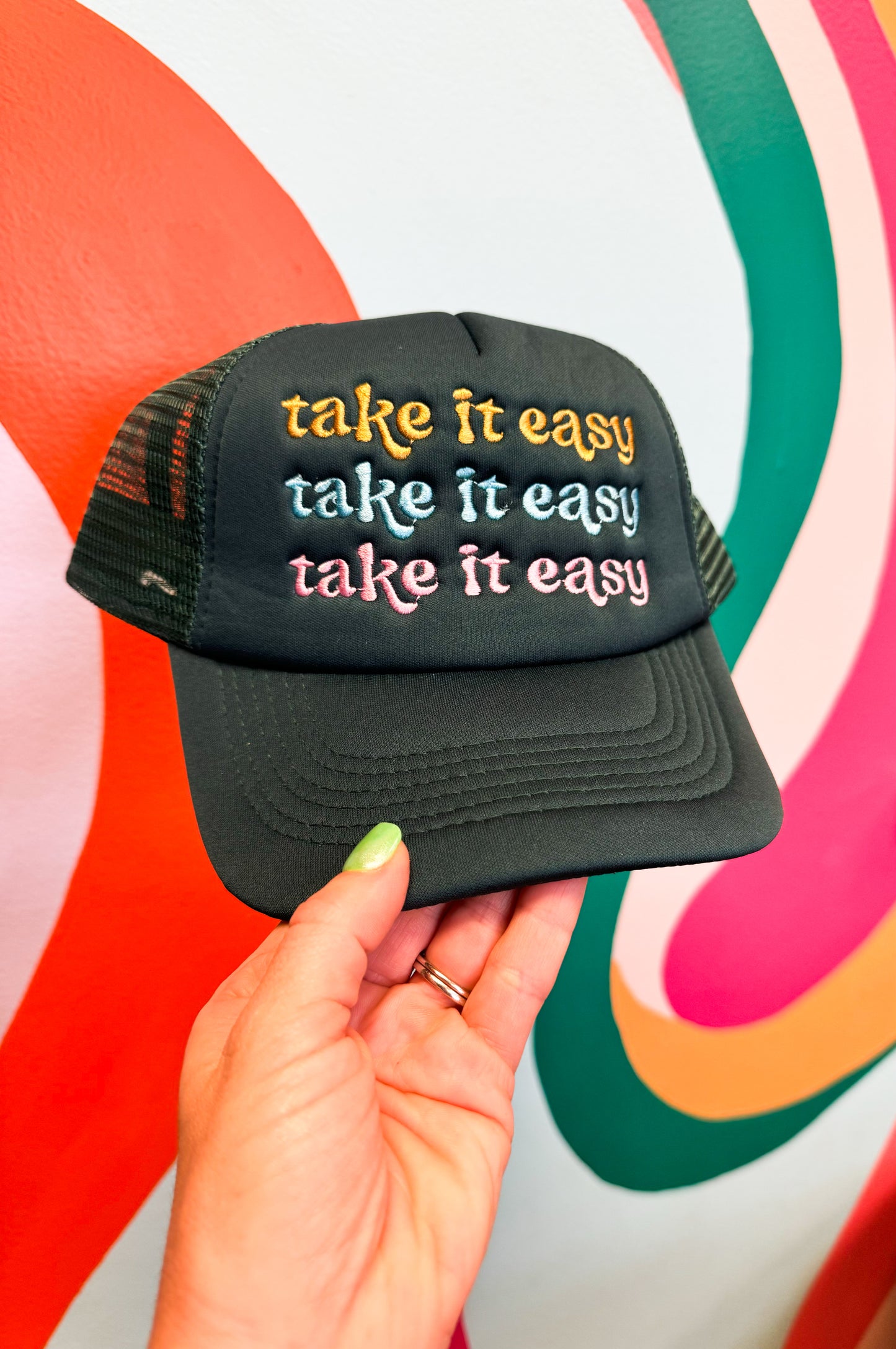 Take It Easy Embroidered Hat