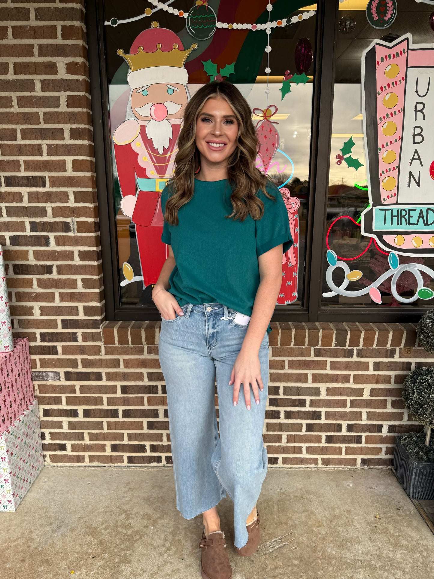 Teal Basic Tee