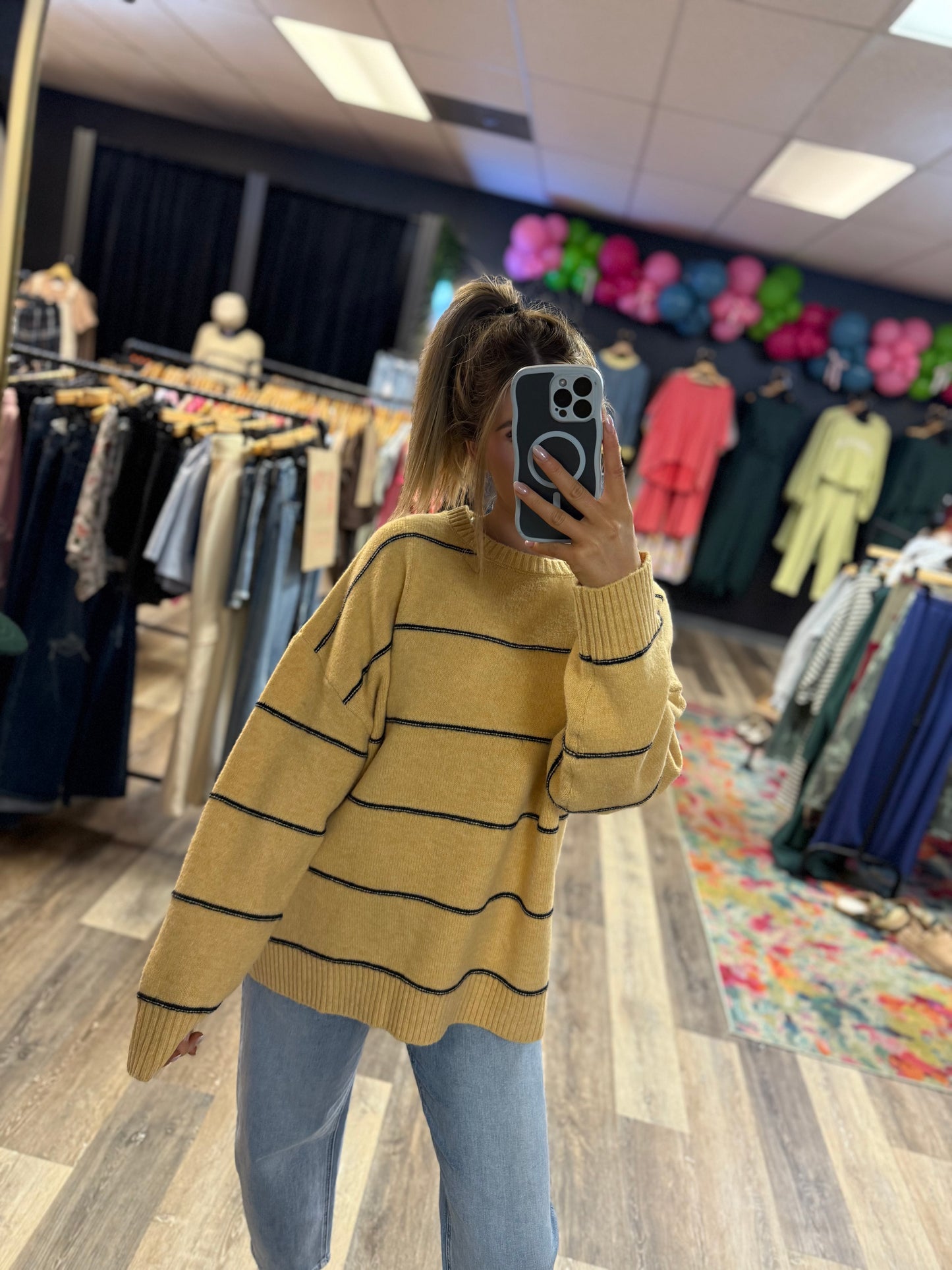 Miller Striped Oversized Sweater