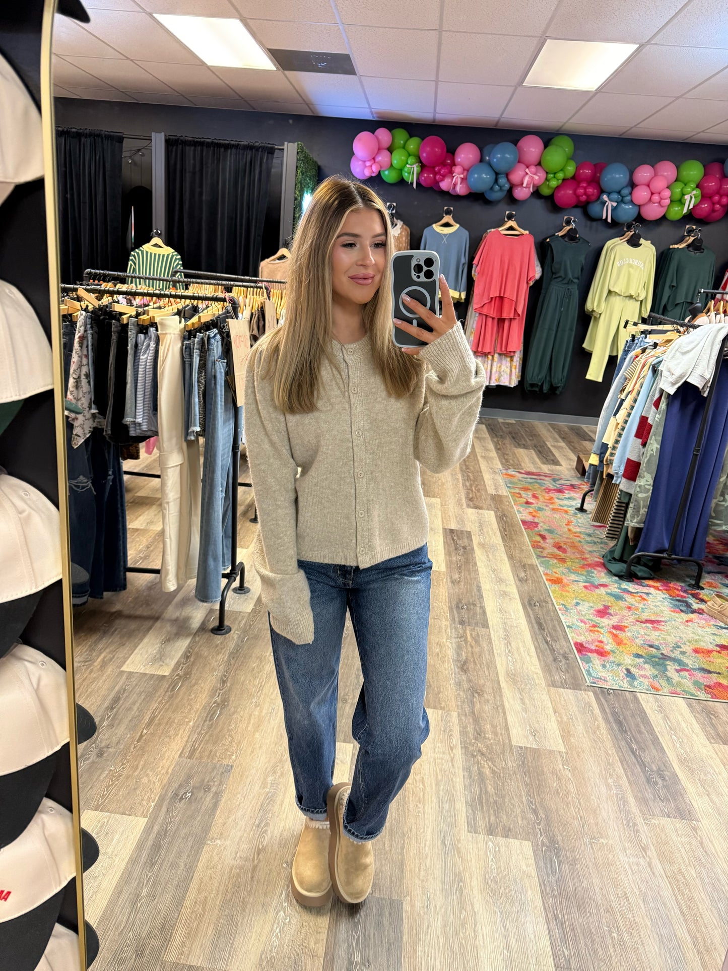 Penelope Puff Sleeve Cardigan