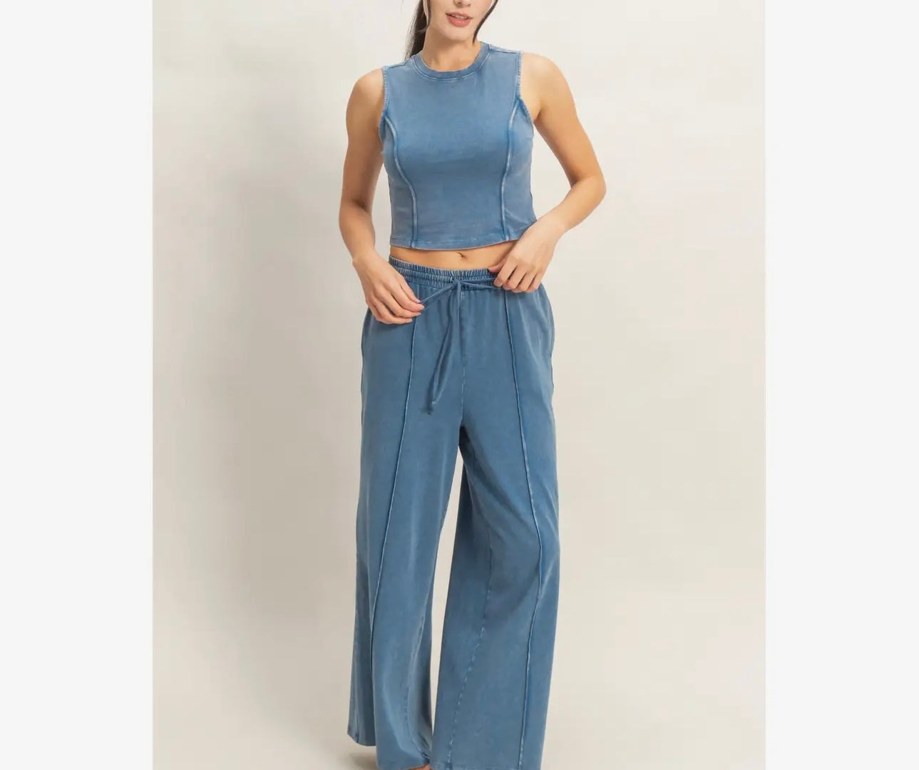Meg Wide Leg Pants Set