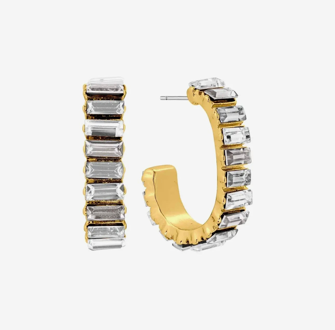 Oval Hoop Earring