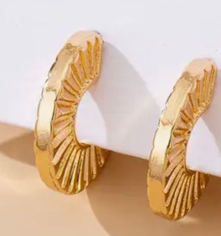 Sunrise Gold Earrings