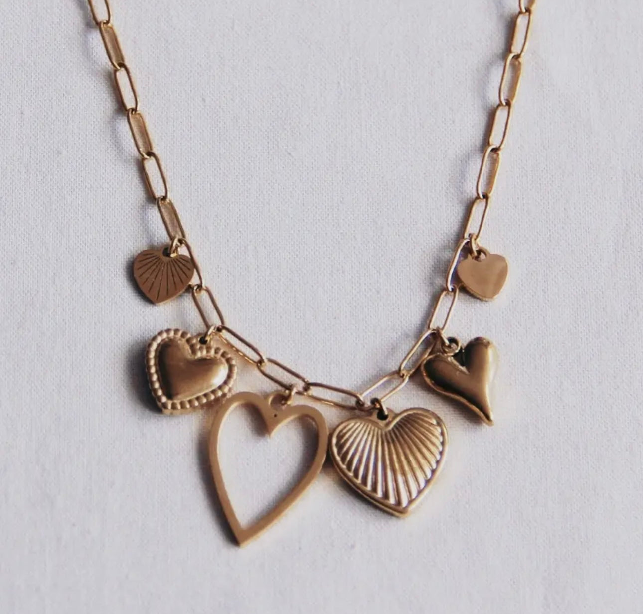 All Hearts Charm Necklace