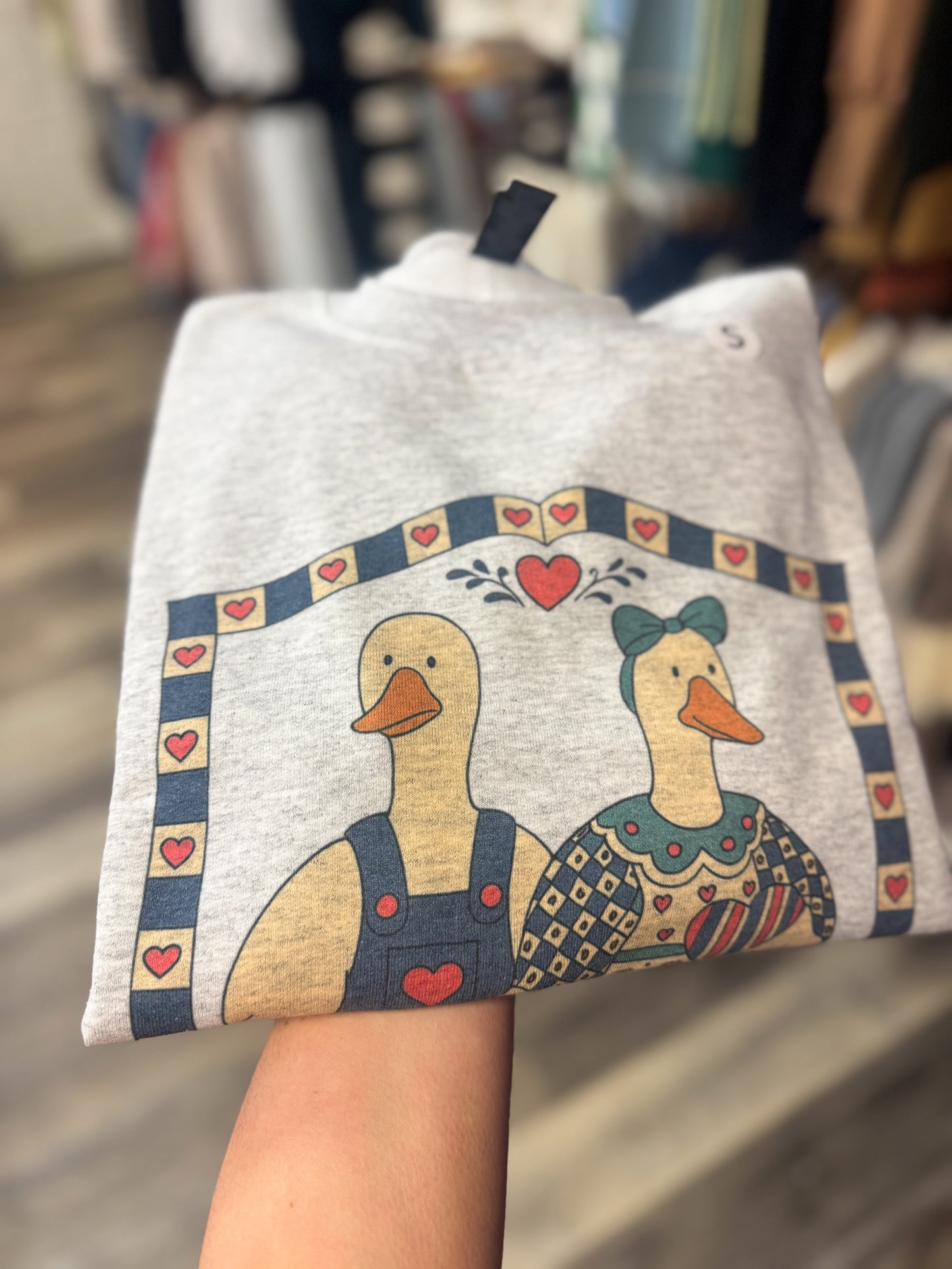 Lovey Goose Graphic Pullover