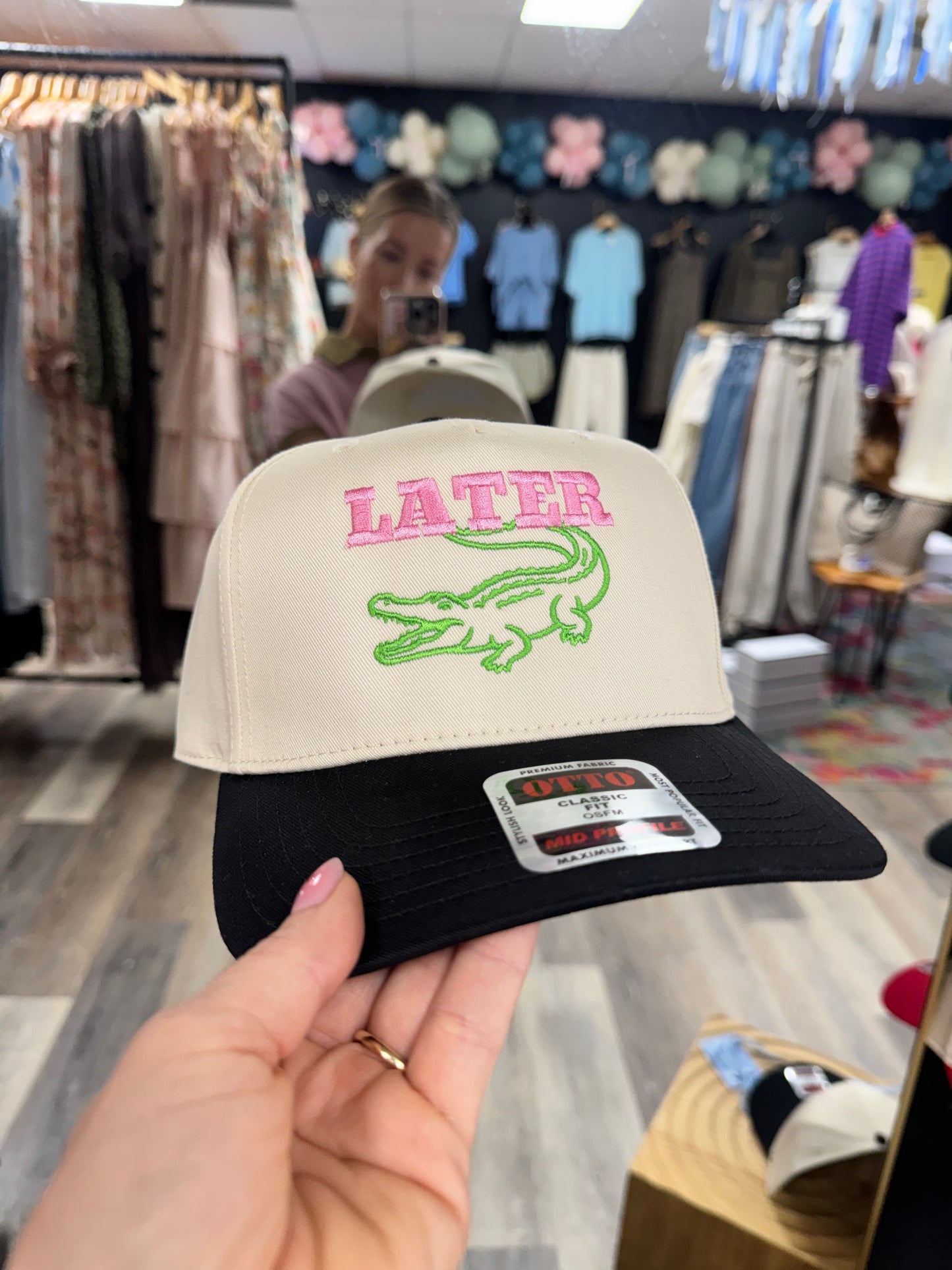 Later Gator Emboirdered Hat