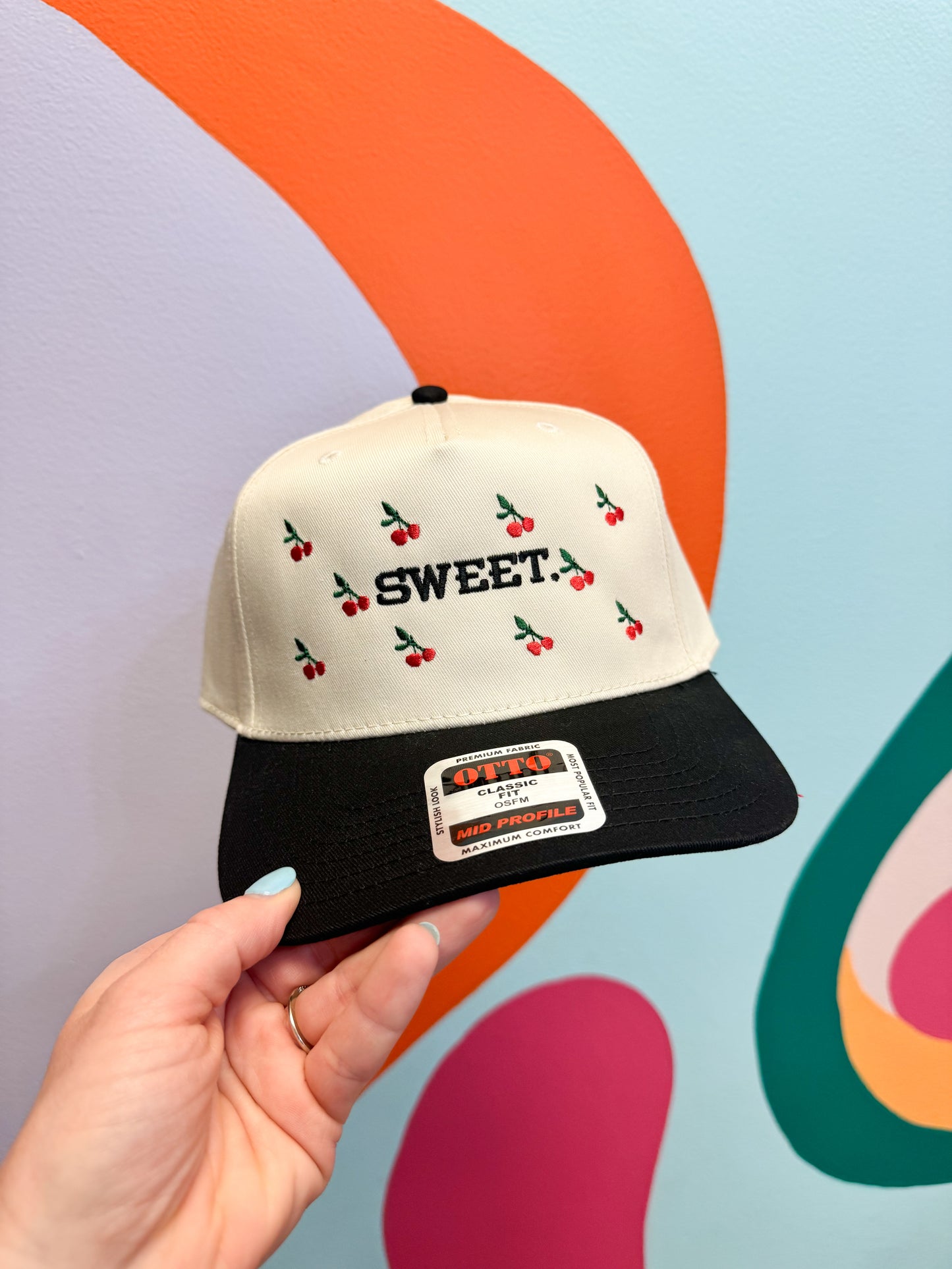 Sweet Embroidered Hat
