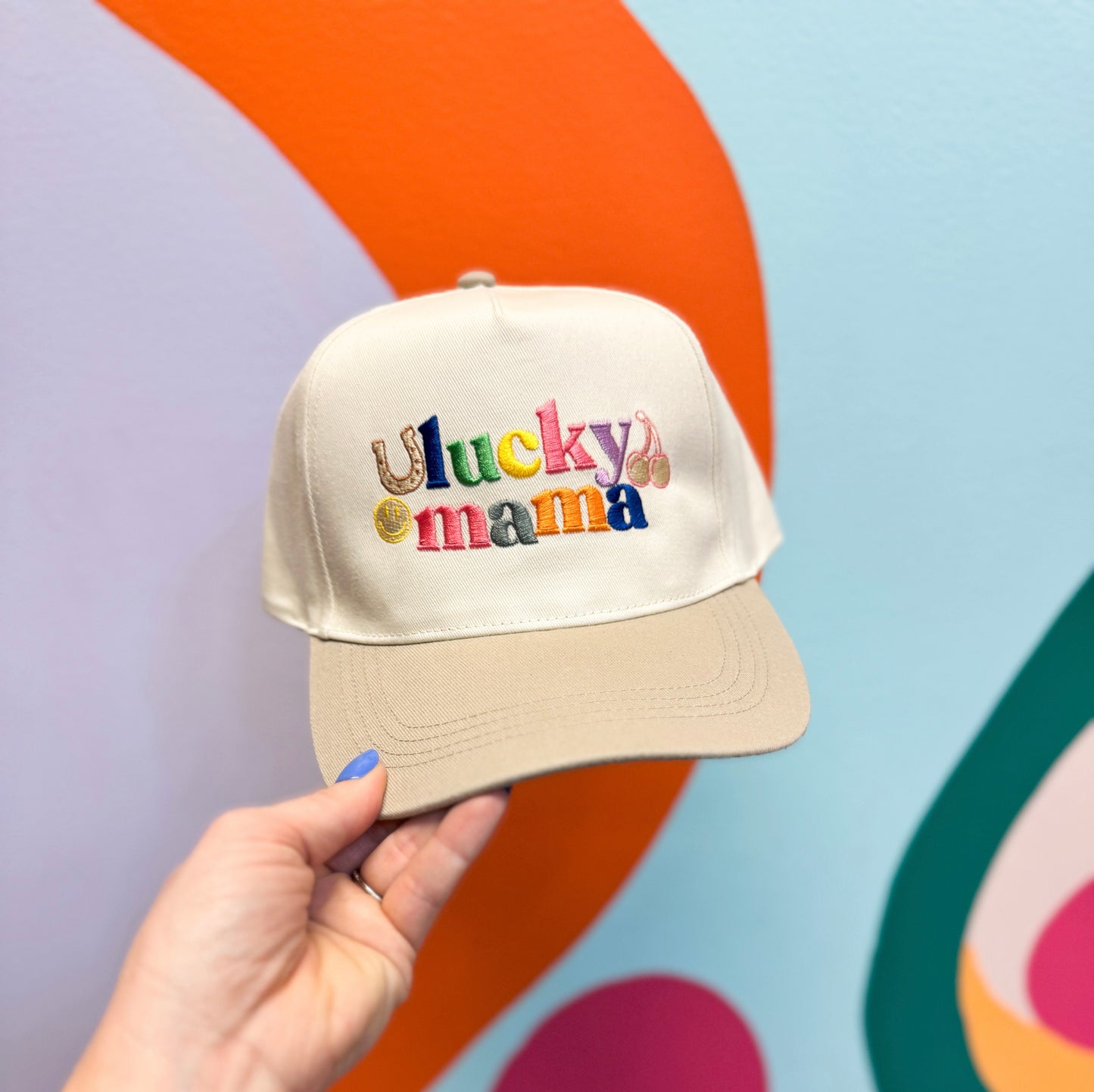 Lucky Mama Embroidered Hat