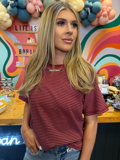 Lucy Ribbed Raglan Top