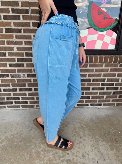 Sunday Blues Barrel Lounge Pants