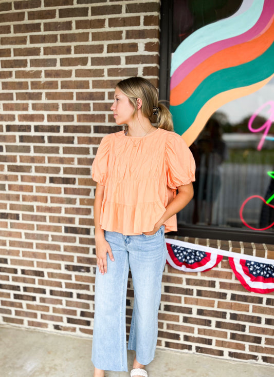 Tyler Tiered Puff Sleeve Top