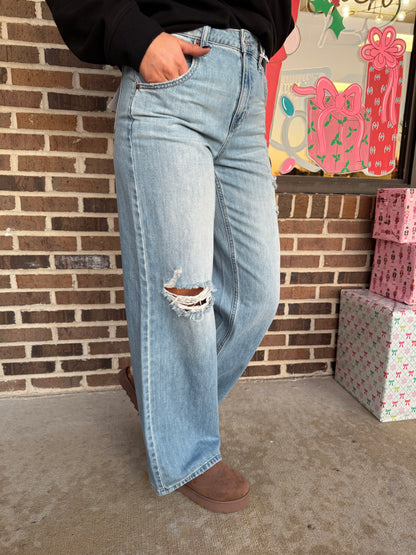 Jasmin High Rise Wide Leg Jeans