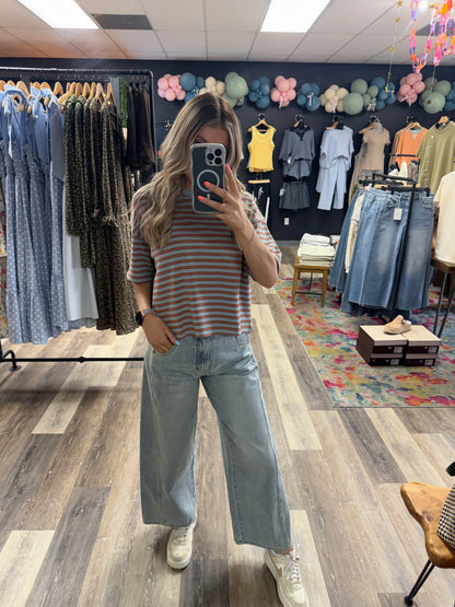 Claire Striped Tee