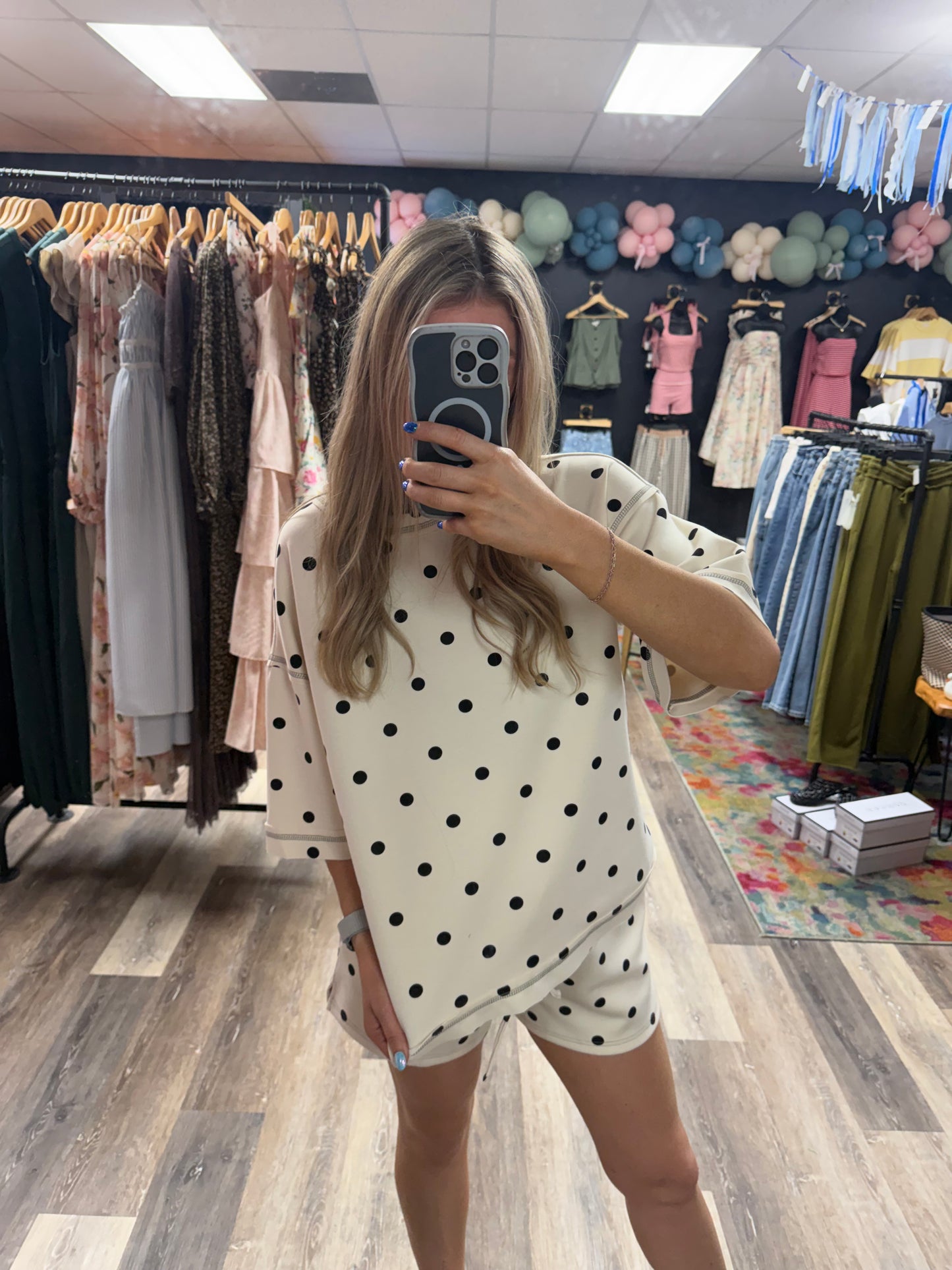 Penny Polka Dot Shorts Set