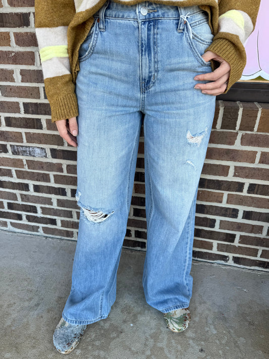 Jasmin High Rise Wide Leg Jeans