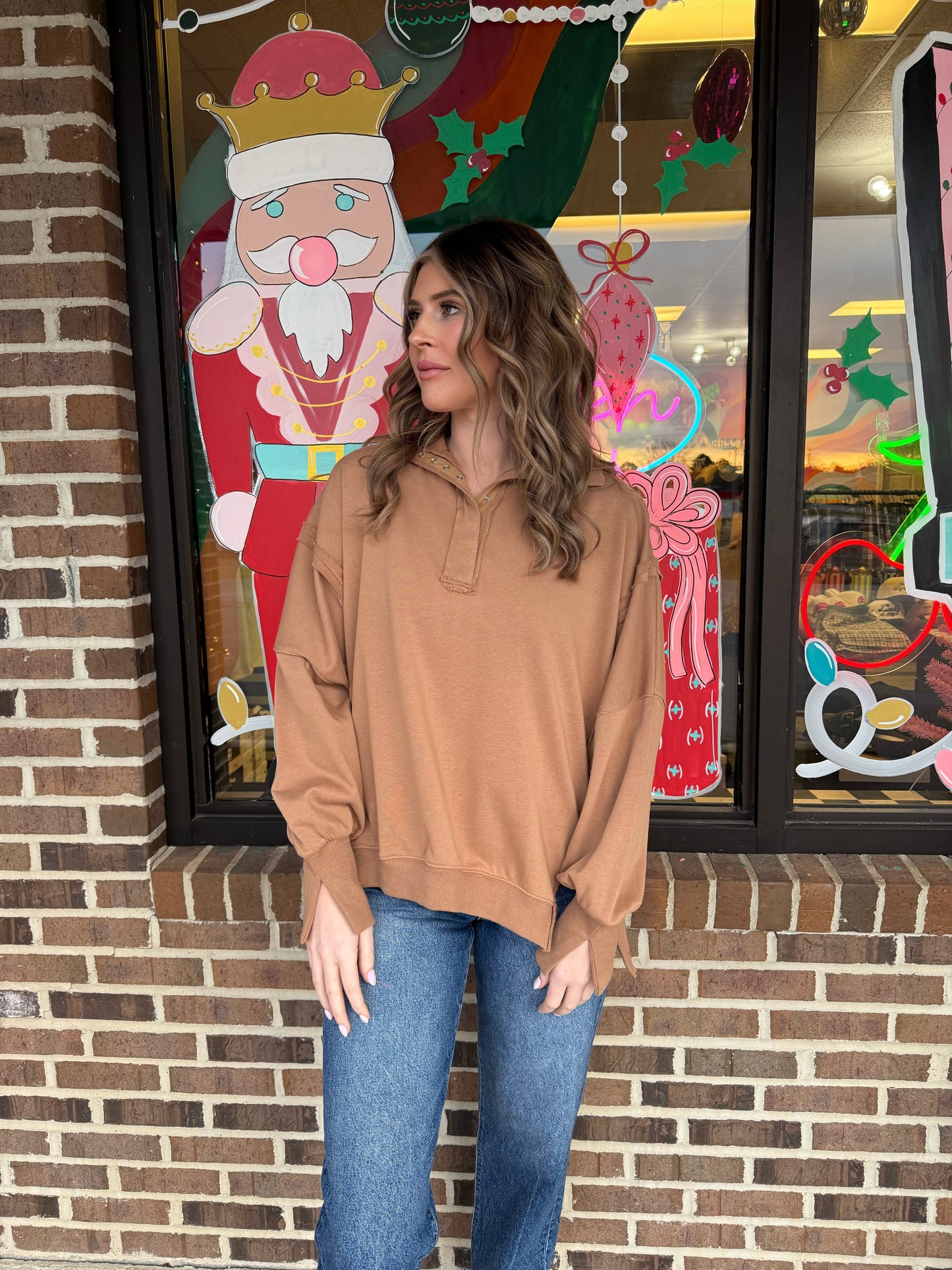 Hadley Henley Sweatshirt