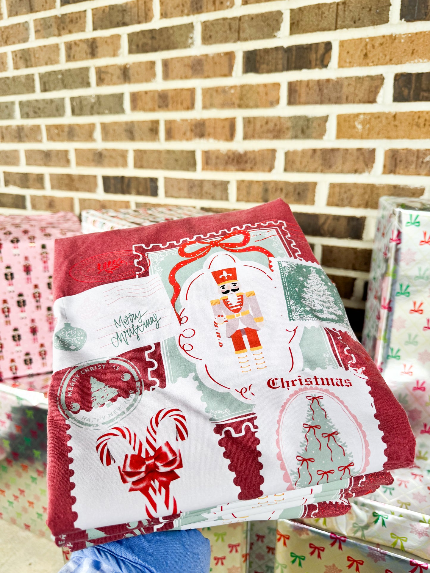 Christmas Stamp Graphic Tee