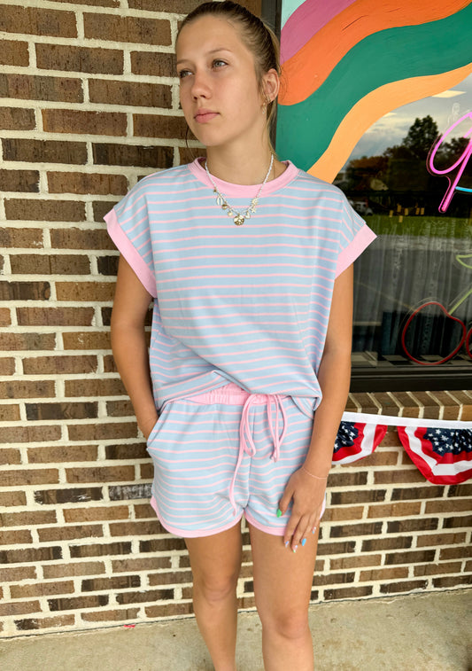 Cotton Candy Striped Set