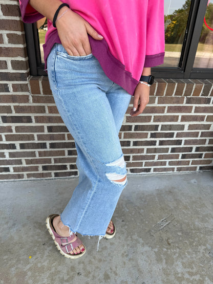Walker High Rise Wide Leg Jeans