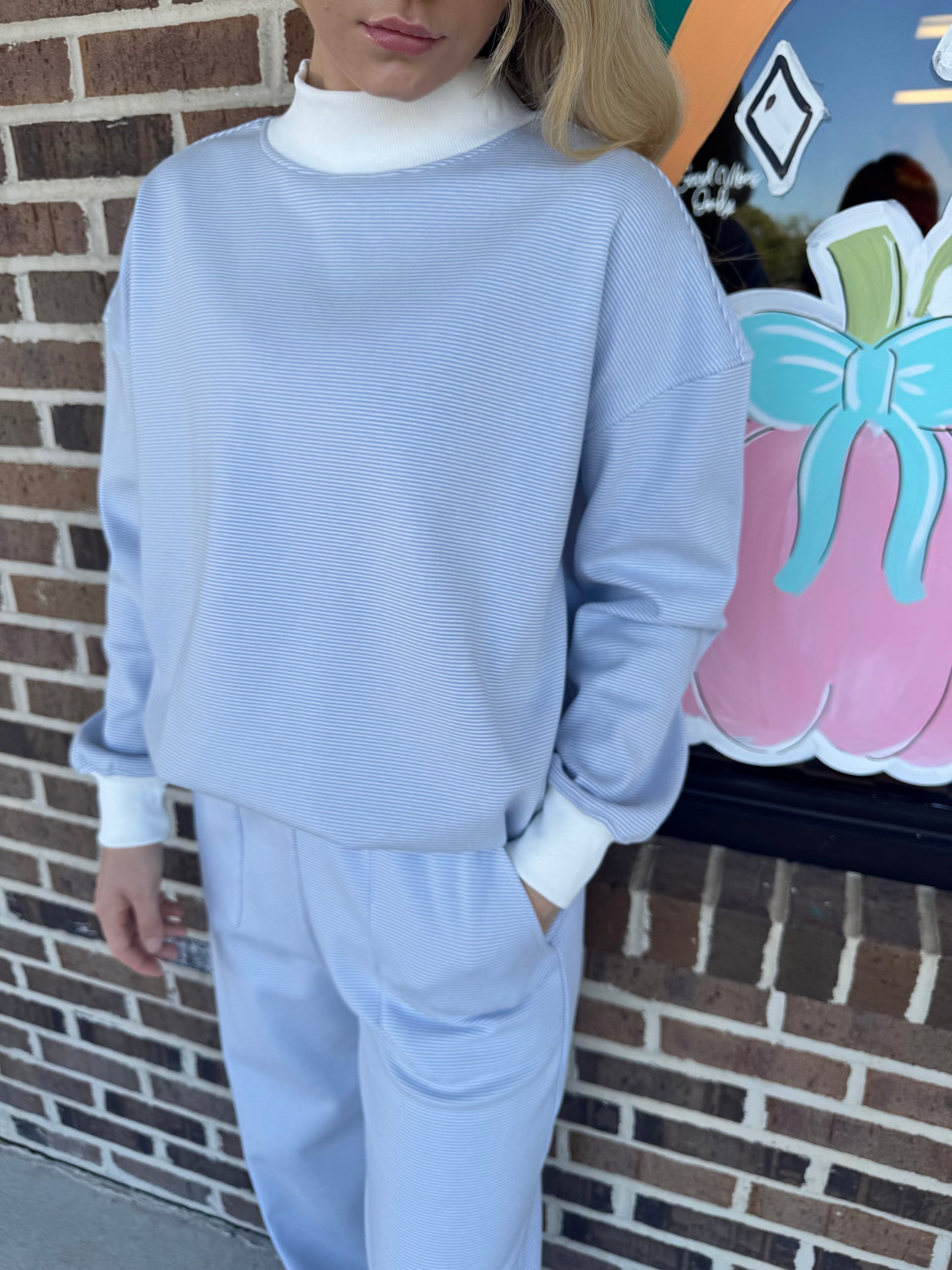 Slade Mock Neck Sweater Set