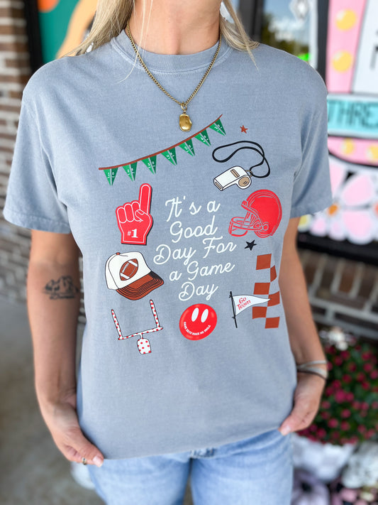 A Good Day For A Game Day Graphic Tee