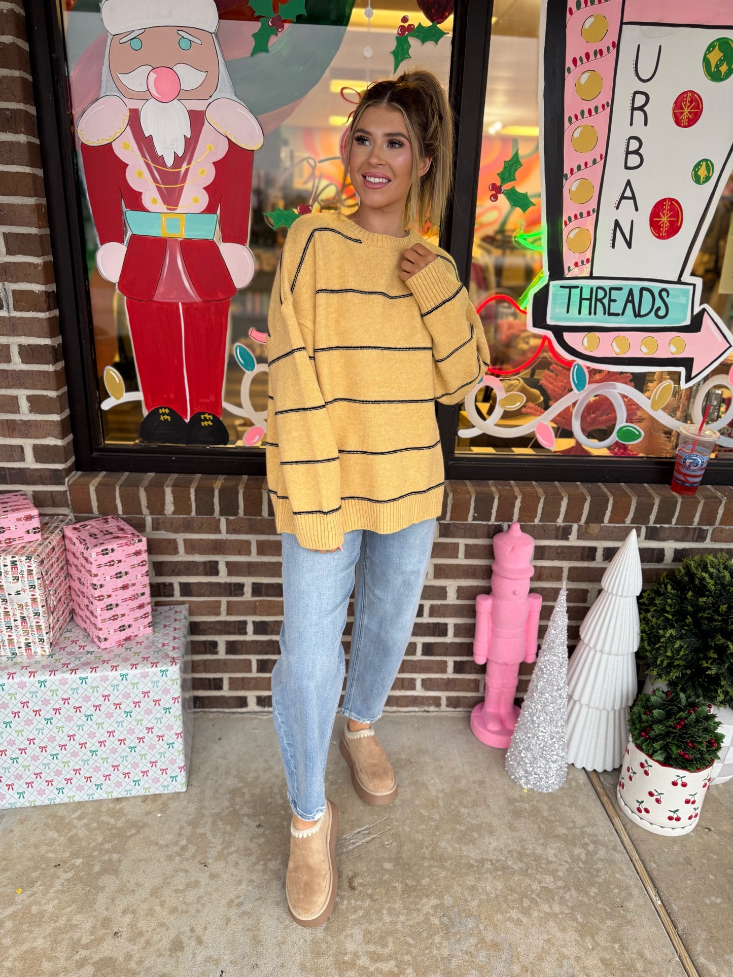 Miller Striped Oversized Sweater