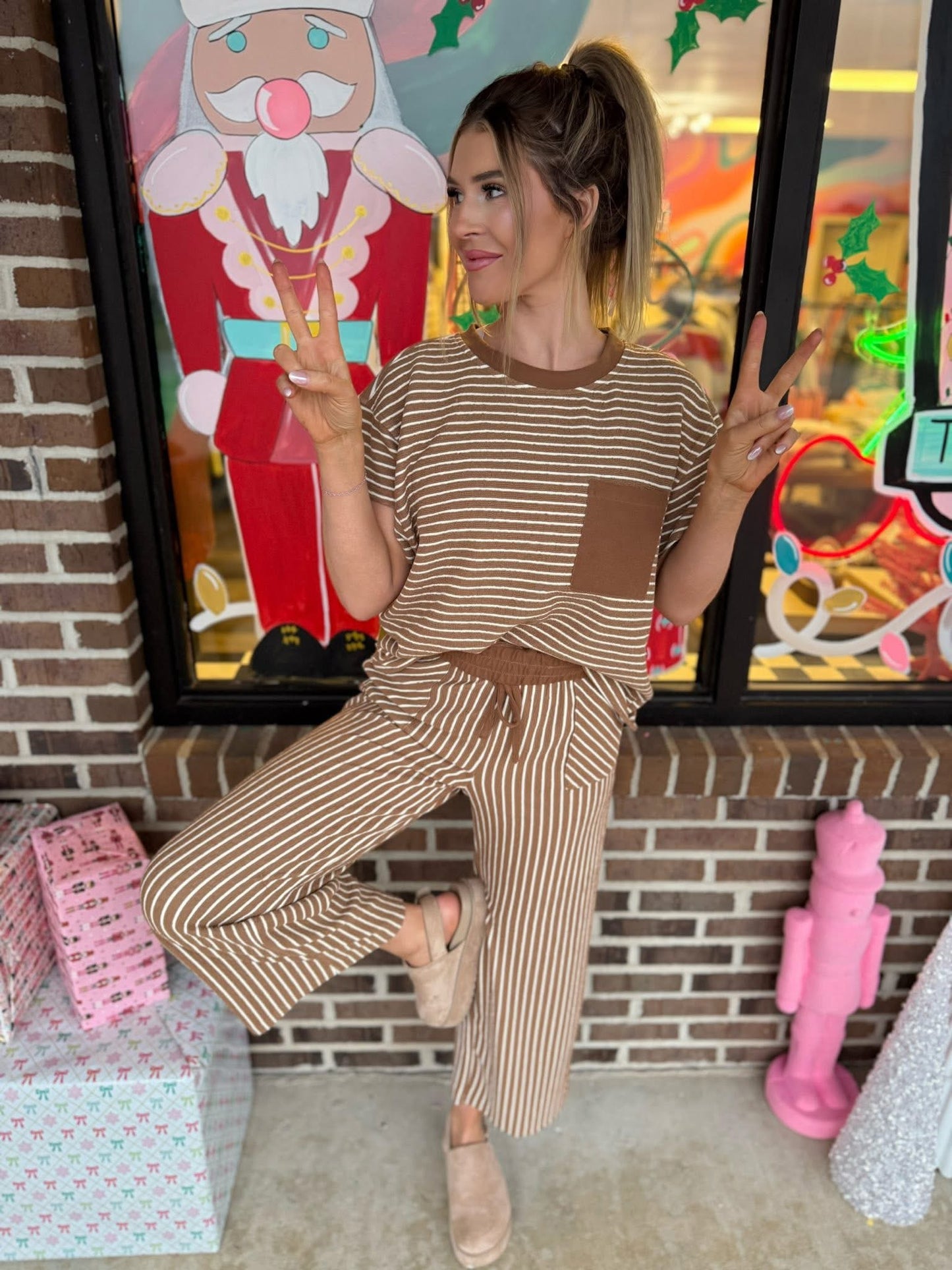 Bailey Striped Knit Sweater