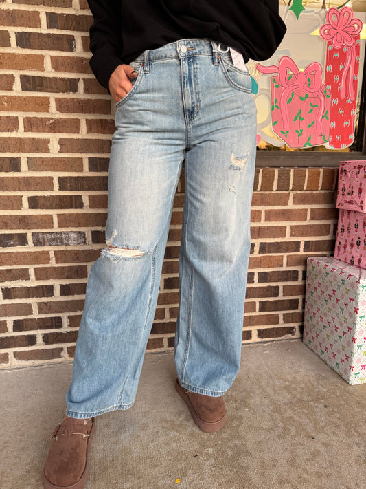 Jasmin High Rise Wide Leg Jeans