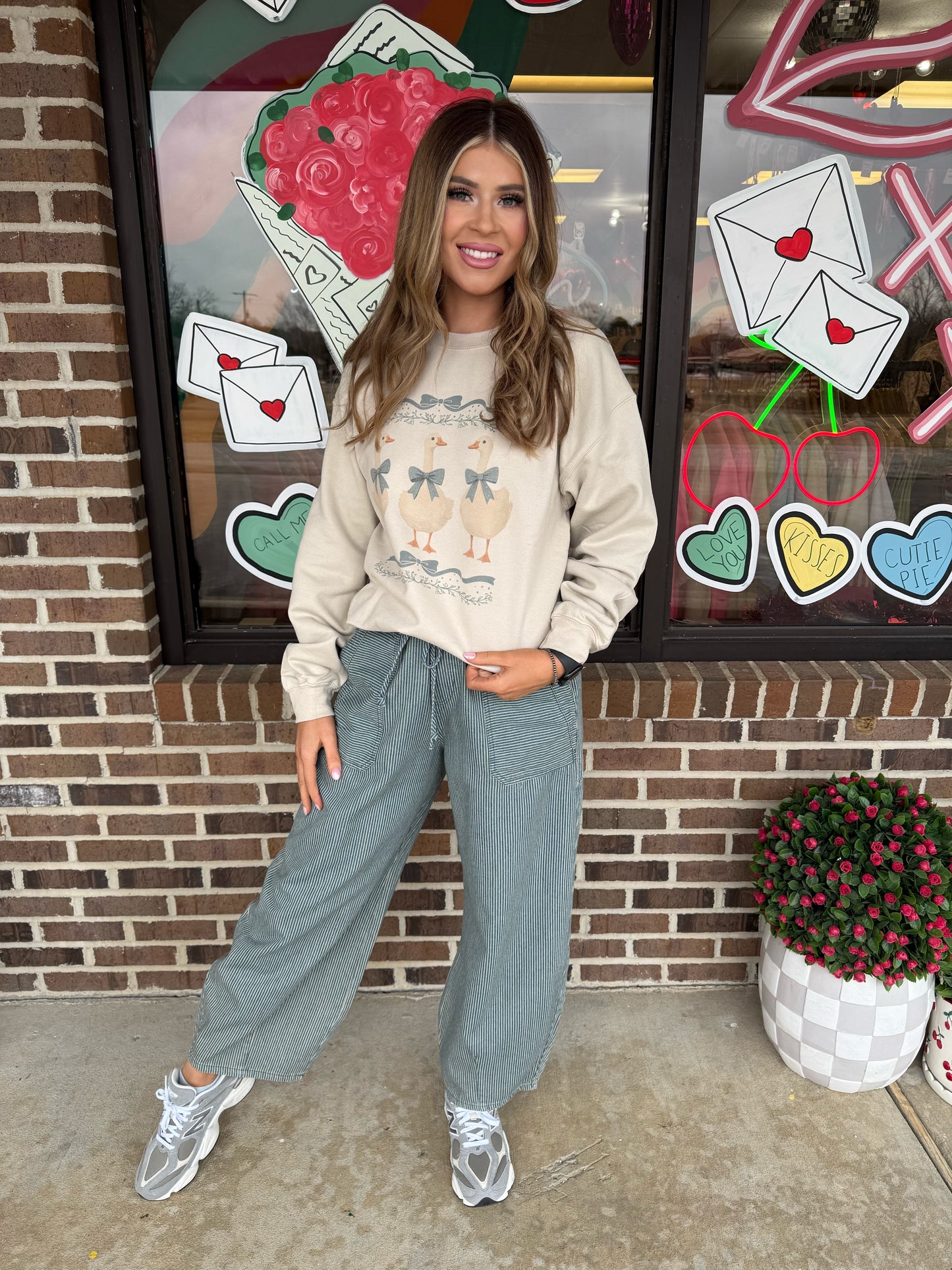 Vintage Silly Goose Graphic Pullover
