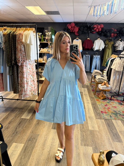 Baby Blues Babydoll Dress