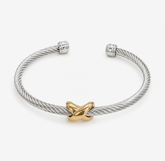 Knot Cable Cuff Bracelet