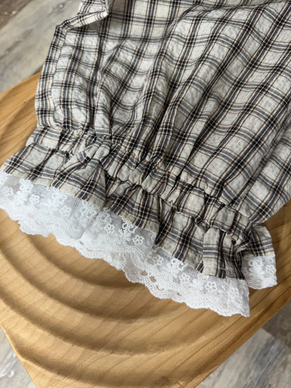 Sophie Plaid Balloon Pants (Plus Size Available)