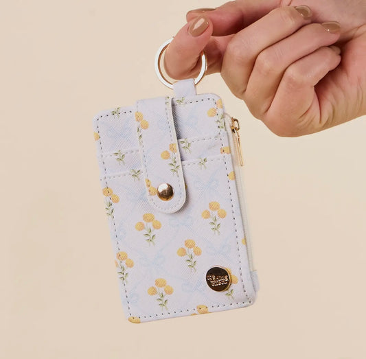 Woven Card Holder/Wallet-Floral