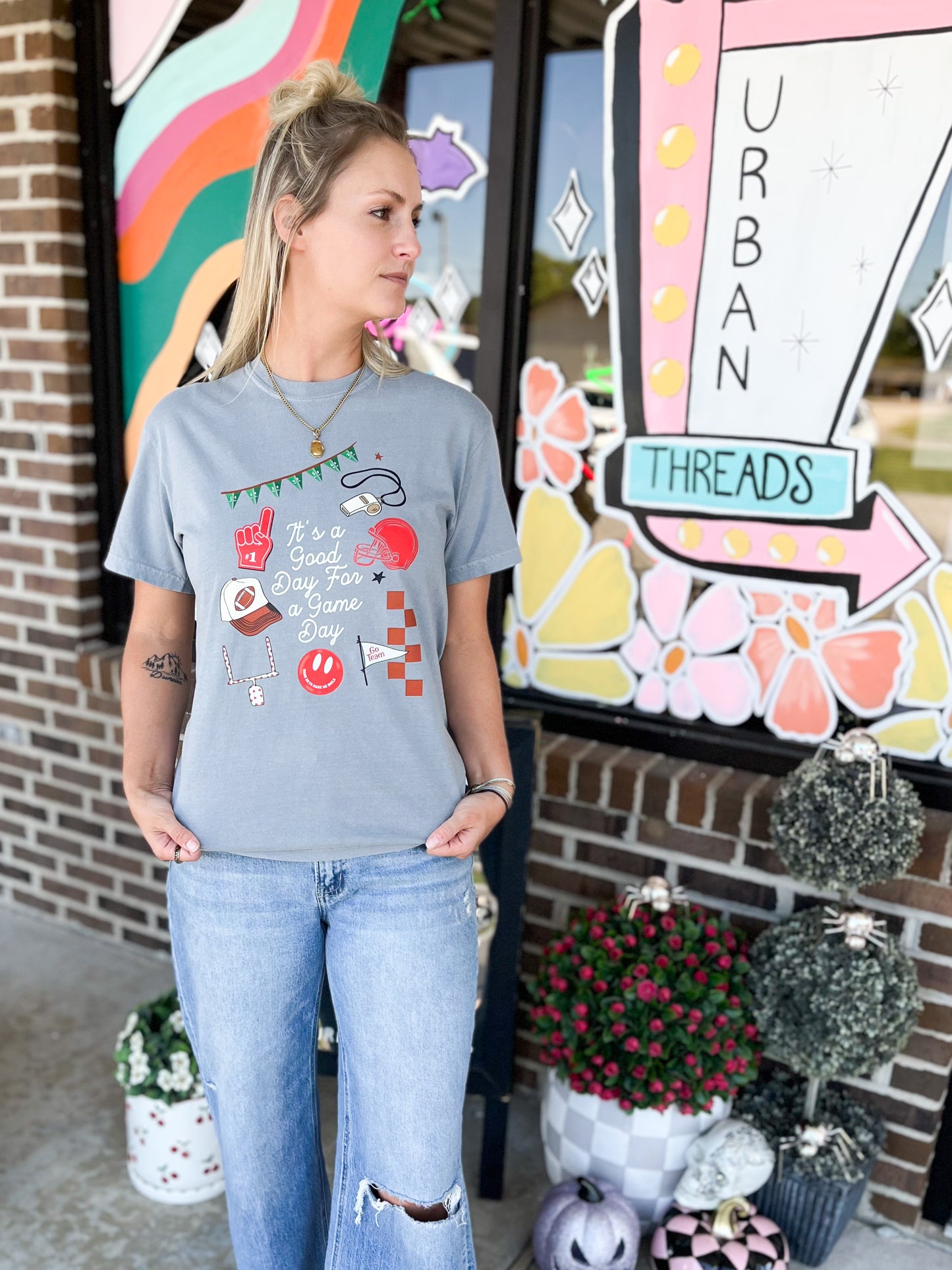 A Good Day For A Game Day Graphic Tee