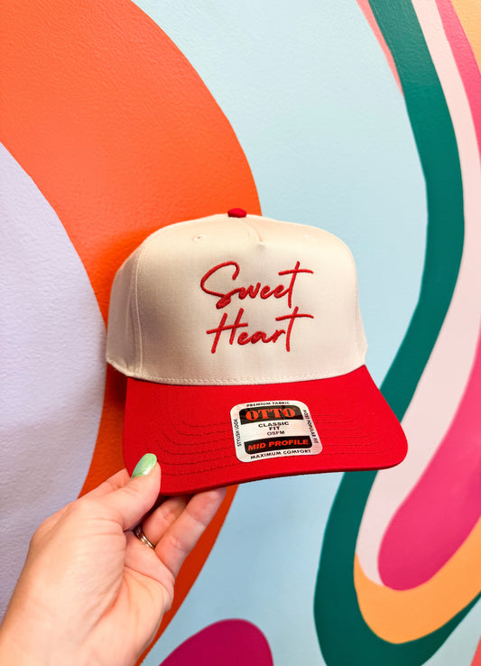 Sweetheart Embroidered Hat