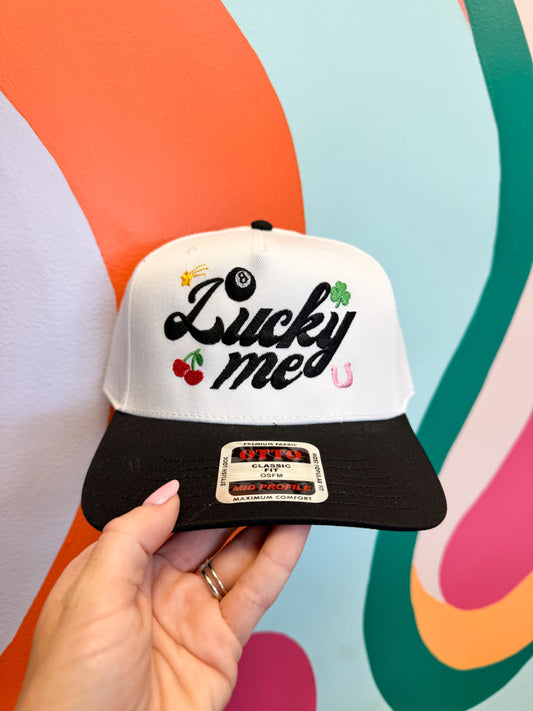 Lucky Me Embroidered Hat